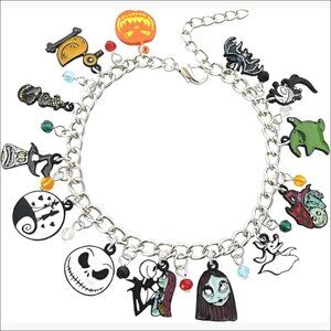 Zinc Alloy Metal Charm Bracelet for Women and Men